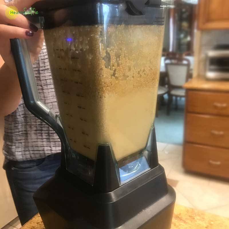 Blending Quinoa 