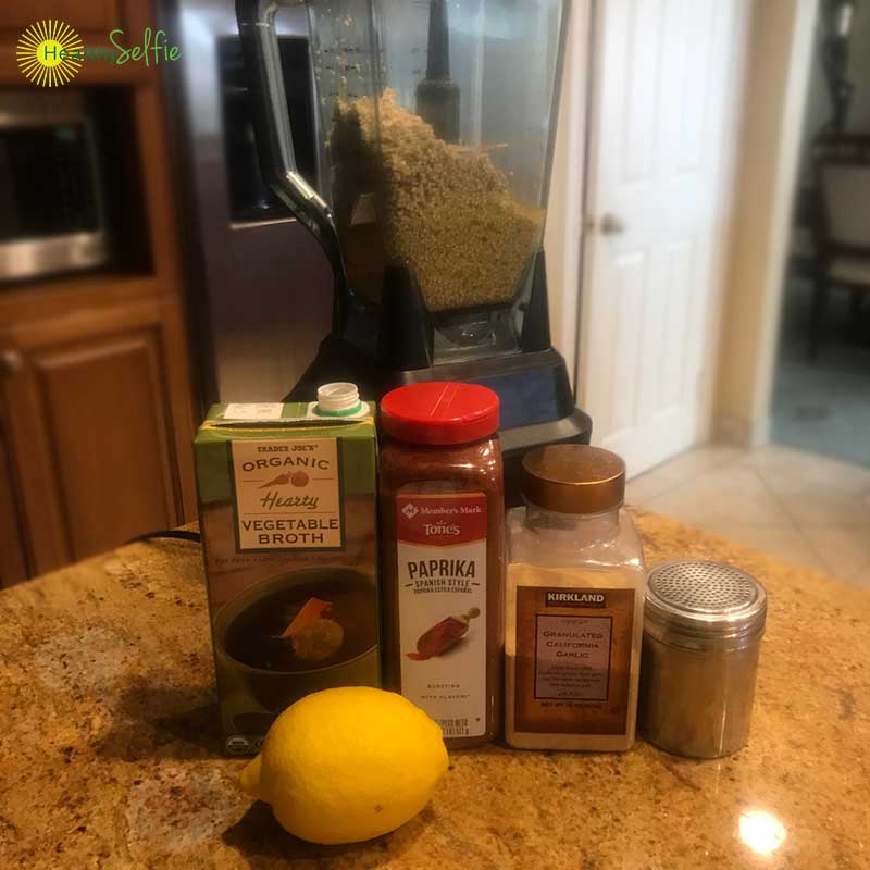 Choose your favorite flavoring: Salt, Paprika, garlic, oregano and coriander.