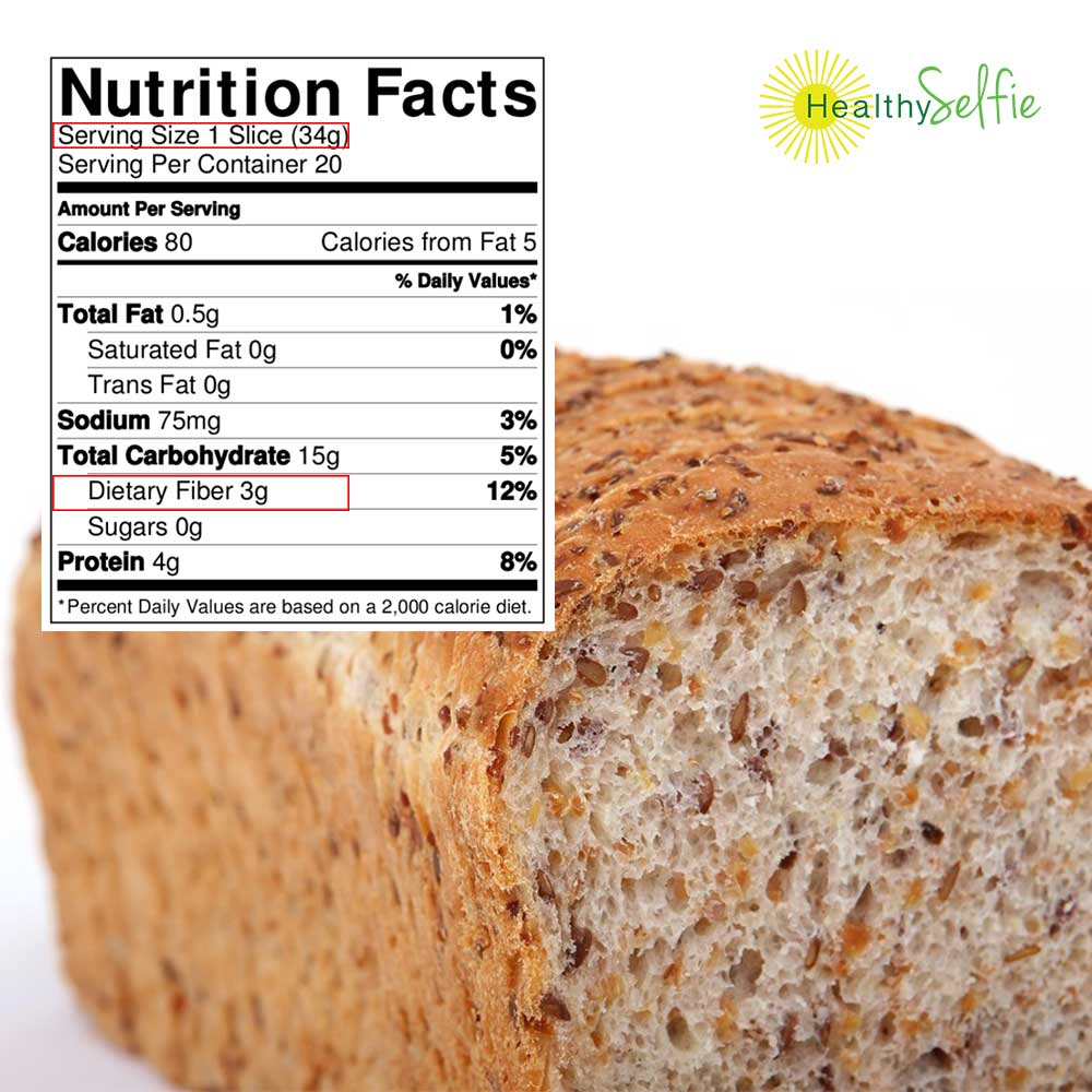 How many calories in a slice of whole grain bread Whole Grains Fiber Healthy Selfie By Christine Bou Sleiman Registered Dietitian Nutritionist Los Angeles